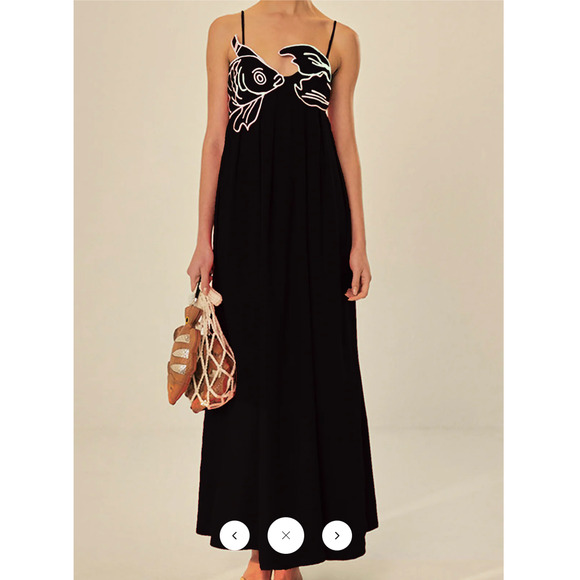 Commense Dresses & Skirts - Copied - NWT Commense Embroidered Fish  Cami Dress Sz S